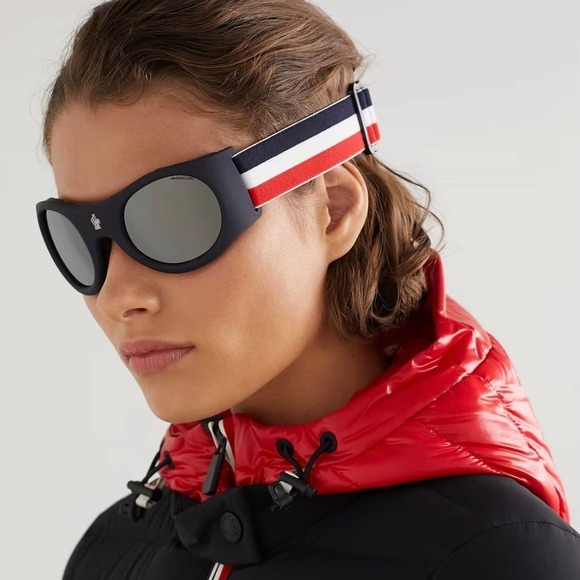 New! MONCLER Grenoble Ski Goggles ML0051 68C, Authentic - Picture 1 of 3